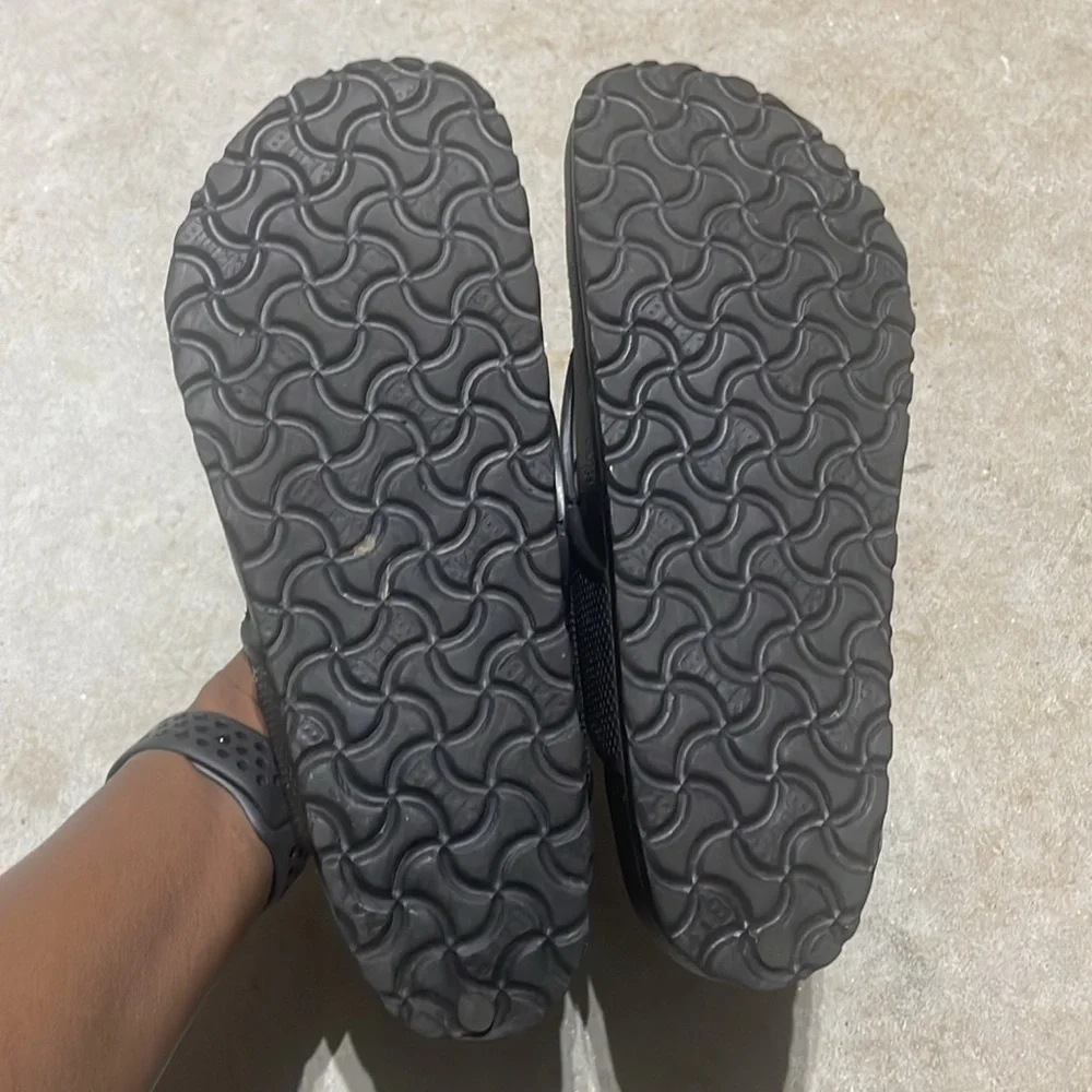 Birkenstock Honolulu EVA Regular Fit Black US Women’s Sz 9 EUR 40 Vacation Pool